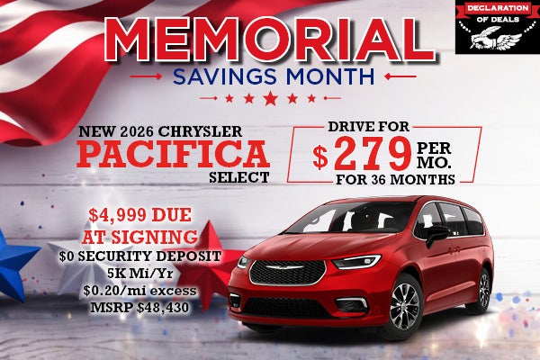 NEW 2026 CHRYSLER PACIFICA Select